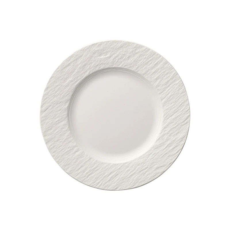 Villeroy & Boch Manufacture Rock Blanc Set 6 Piatti Frutta/Dolce