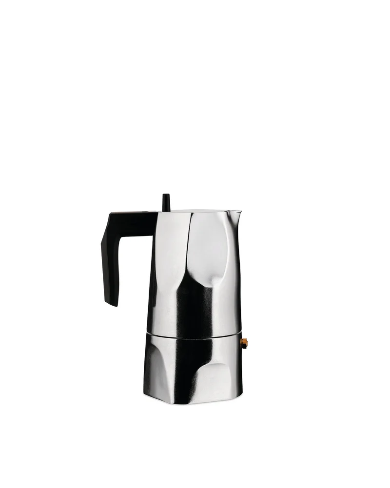 Alessi Caffettiera Espresso Ossidiana, 6 tazze
