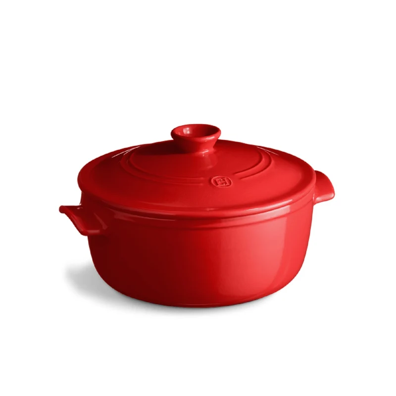 Emile Henry Cocotte Tonda Rosso