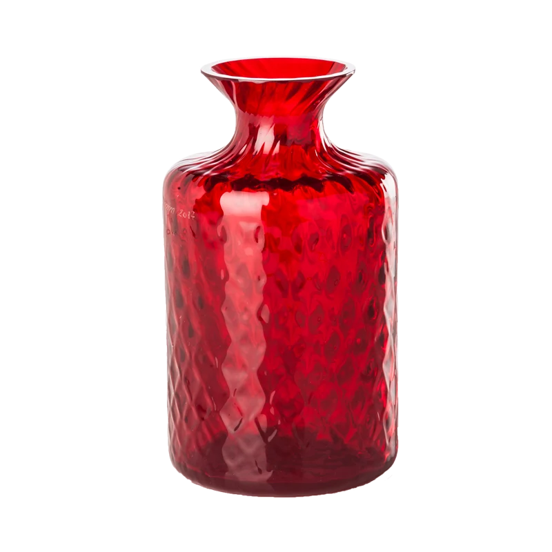 Venini Vaso Carnevale, Rosso