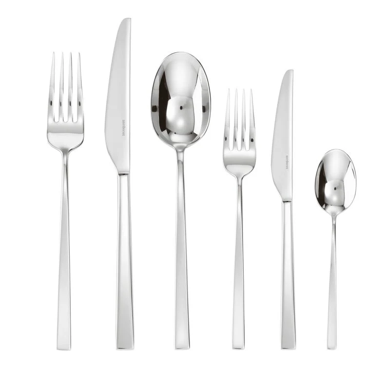 Sambonet Linea Q Servizio 36 Pz Manico Cavo Q Inox