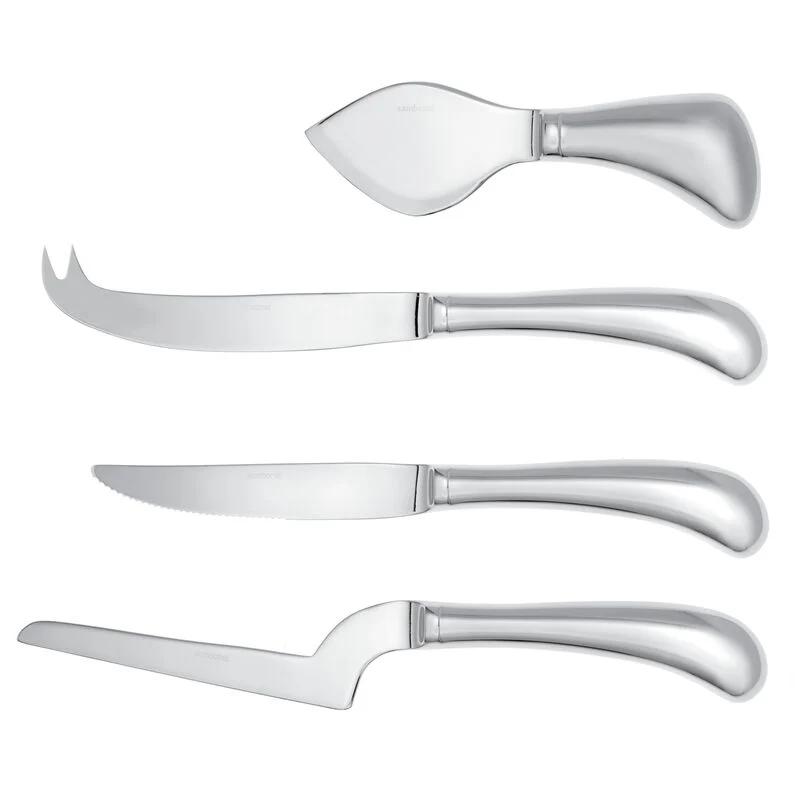 Sambonet Living Set Posate per Formaggi 4 Pezzi Inox