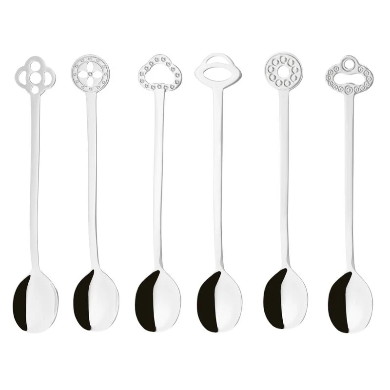 Sambonet Party Oriental Set 6 cucchiaini Acciaio Inox