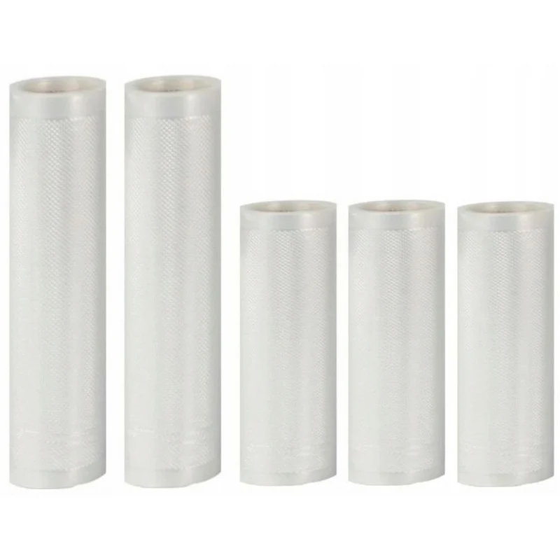 Set universale di fogli Camry per macchine sottovuoto (2 rotoli 28x300 cm + 3 rotoli 20x300 cm)