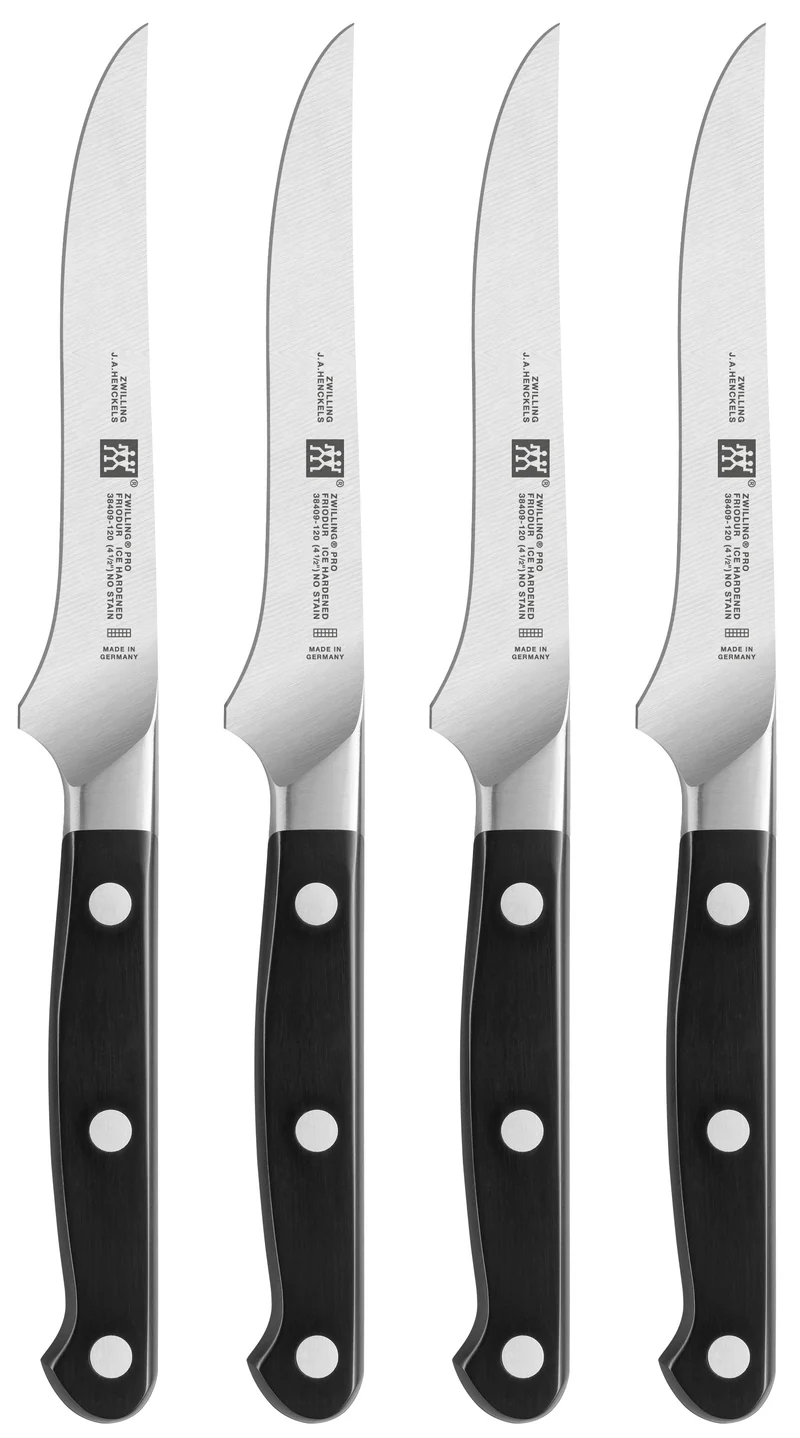 Zwilling PRO Set 4 coltelli bistecca Forgiato