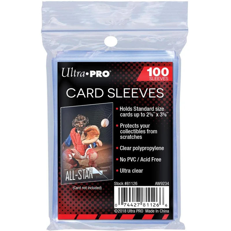 Ultra Pro Custodie Protettive Morbide e Trasparenti Per Carte Bustine 100 pz AW11739