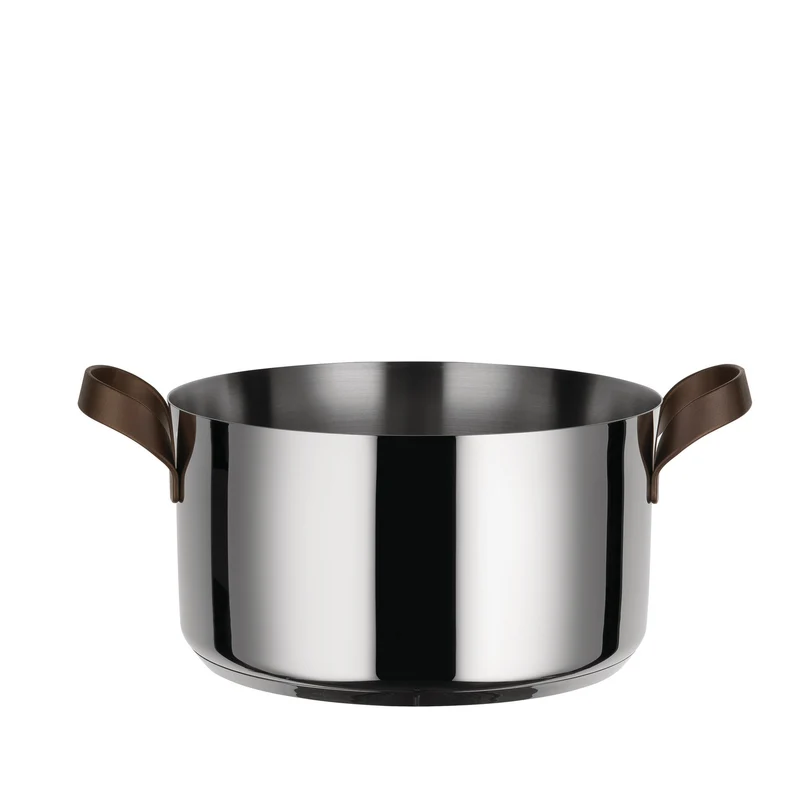 Alessi Edo Casseruola a due manici, cm 24