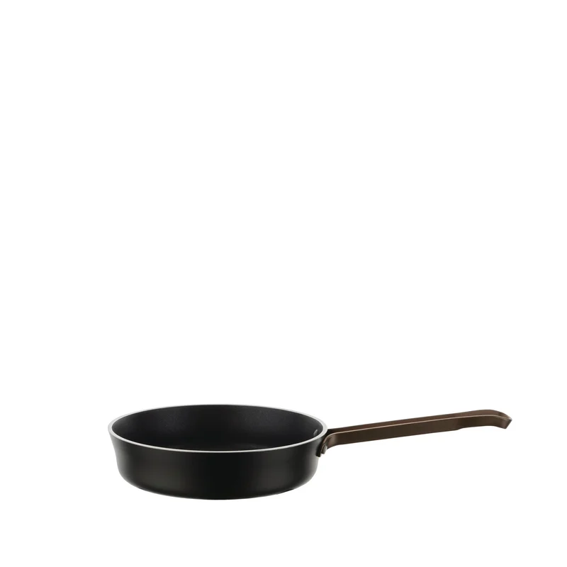 Alessi Edo Padella a Manico Lungo in Alluminio con Rivestimento Antiaderente, cm 20