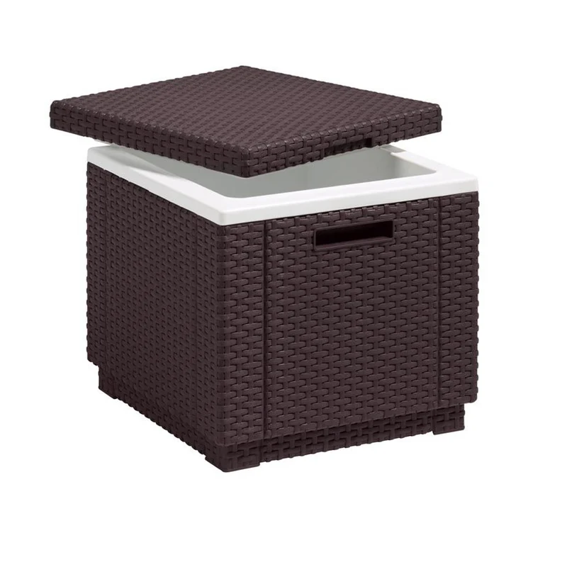Frigo da giardino Keter Allibert Ice Cube marrone