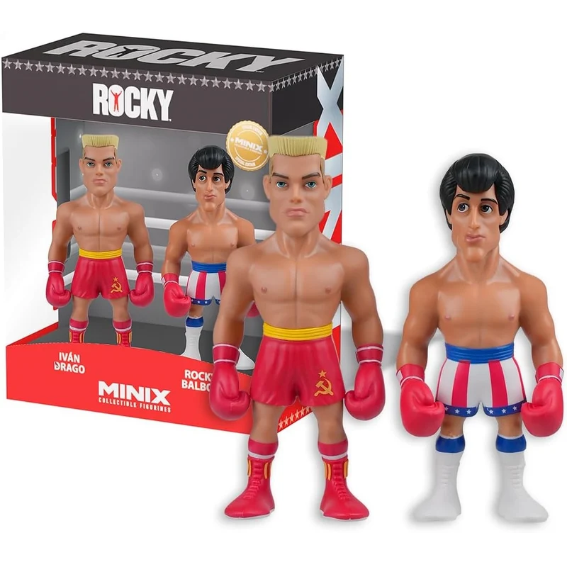 Minix Movies Twin Pack Rocky IV Ivan Drago E Rocky Balboa (Movie 105) Figure